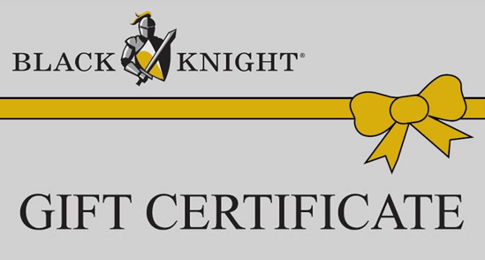 Picture of Black Knight Gift Certificate $10.00